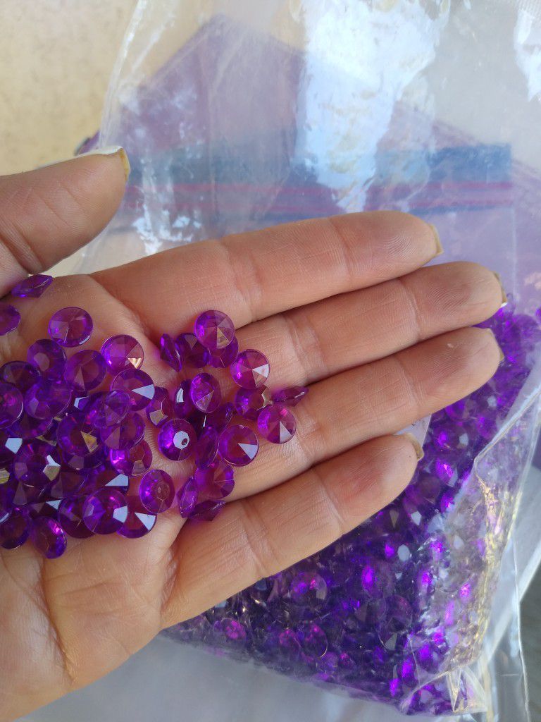 Purple Table Confetti