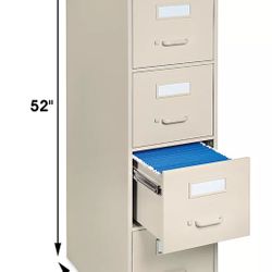 Deep file cabinet