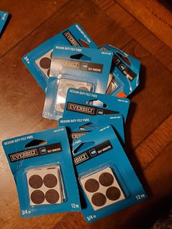 3/4 Heavy duty felt pads $1.50 each
