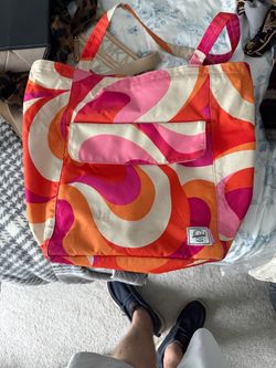 Herschel Tote Bag Retro Swirl Print