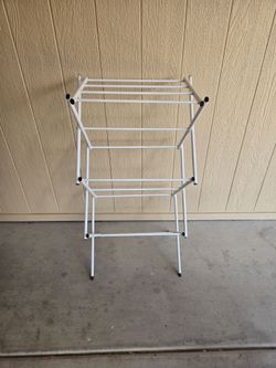 White Folding Laundry Drying Rack