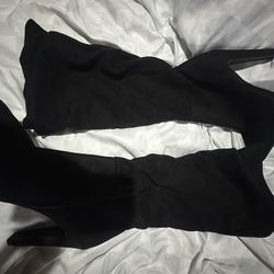 Black High Heel Boots New 