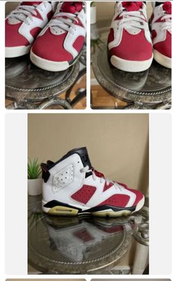 Jordan retro 6 Carmines size 6 1/2
