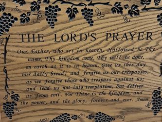Christian art. The Lord’s Prayer