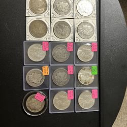 Morgan Dollars 1878 CC + Better Dates 