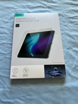 ESR iPad 10th Gen 10.9in Tempered Glass Screen Protector Clear Bubble-Free