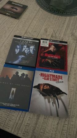 Horror Blu ray and 4k lot