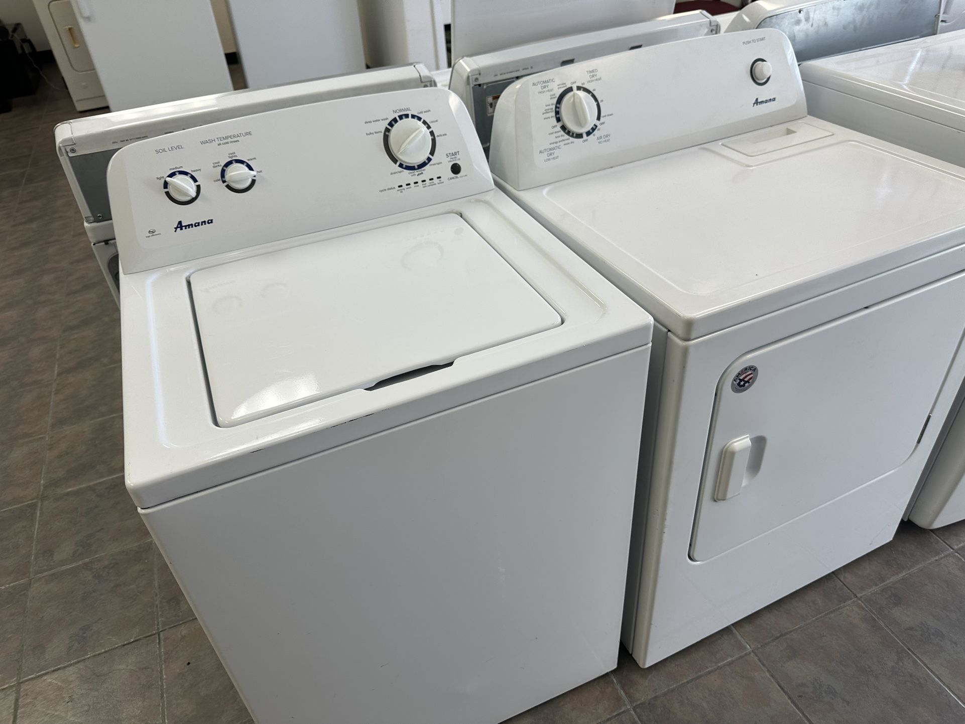 Amana Washer And Electric Dryer Set
