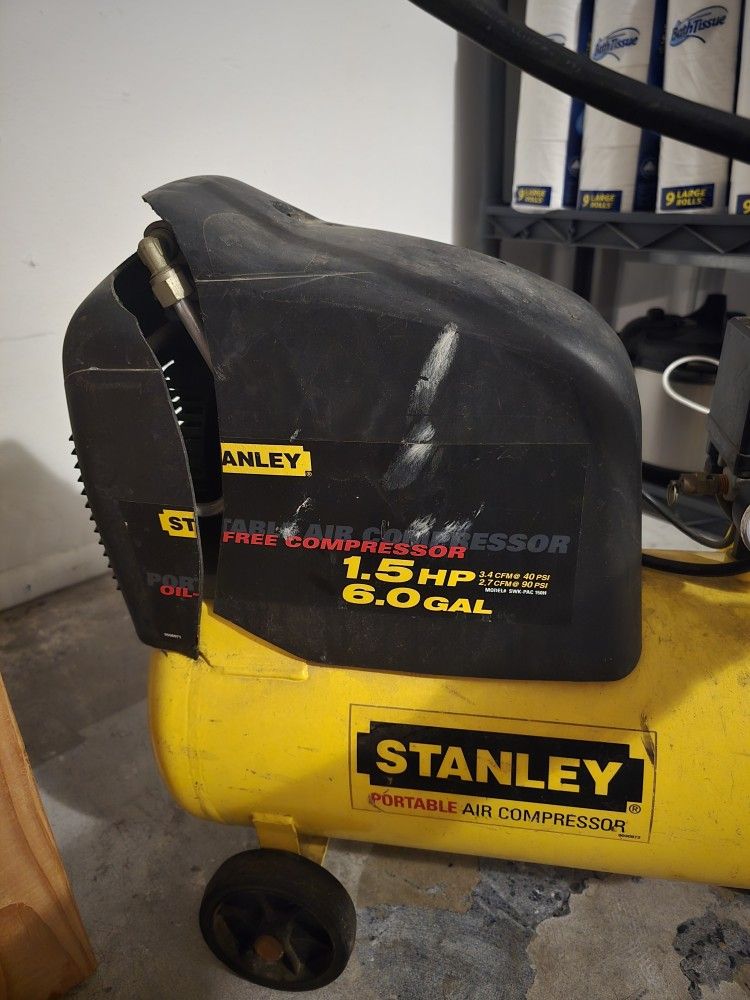 Stanley 1.5 HP 6.0 Gallon Air Compressor