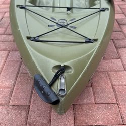 Olive Green Lifetime Tamarack Angler 10 ft Fishing Kayak, Olive