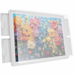 1500 Pieces Rotating Lightweight Plastic Puzzle Board with 4 Drawers and Protective Cover, 360 Lazy Susan Design, 25.59"x34.25" Portable Spinning Puzz