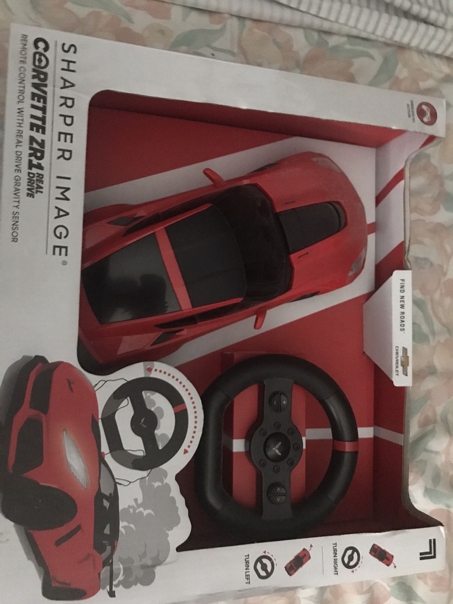 Brand New Large Remote Control Zr One Corvette In Package Sharper Image Only $40 Firm