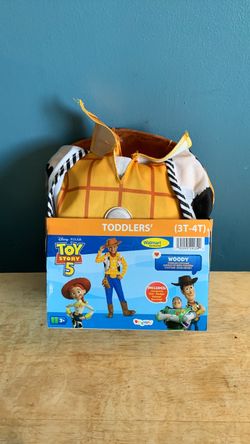 HALLOWEEN DISNEY TOY STORY WOODY TODDLER SIZE 3T-4T COSTUME