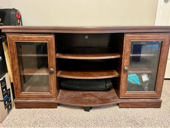 Wooden Entertainment Center / TV Stand