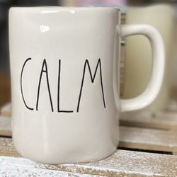 Rae Dunn Dented Calm Mug 16 Oz