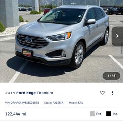 2019 Ford edge 