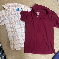 Boys Collared Tees, Excellent Condition Size 8