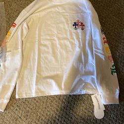 Chrome heart, White /rainbow, Adult M