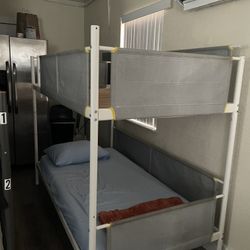 Metal Bunk Beds  /  Twin Size