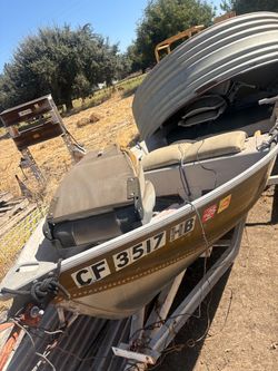 Boat and trailer