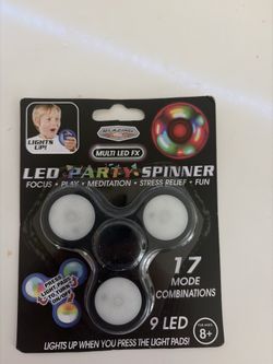 LED fidget spinners