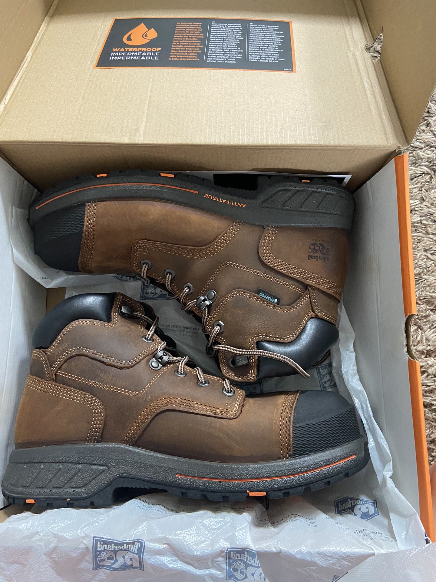Timberland Pro Helix HD Work Boots (size 10 wide)