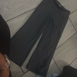 Grey Flare Active Pants Size 5/6