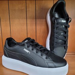 PUMA Women's StackedSneakers Black Puma black 9.5