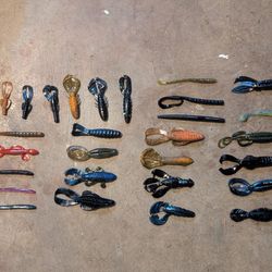 Huge Bag 'O Soft Plastic Baits