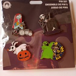 Disney Park's The Nightmare Before Christmas Pin Set