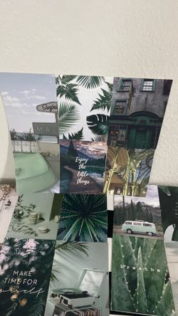Green aesthetic photography collection