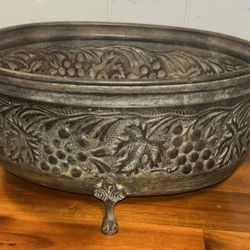 Vintage Brass Planter 