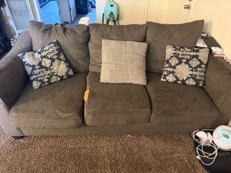 Gray couches