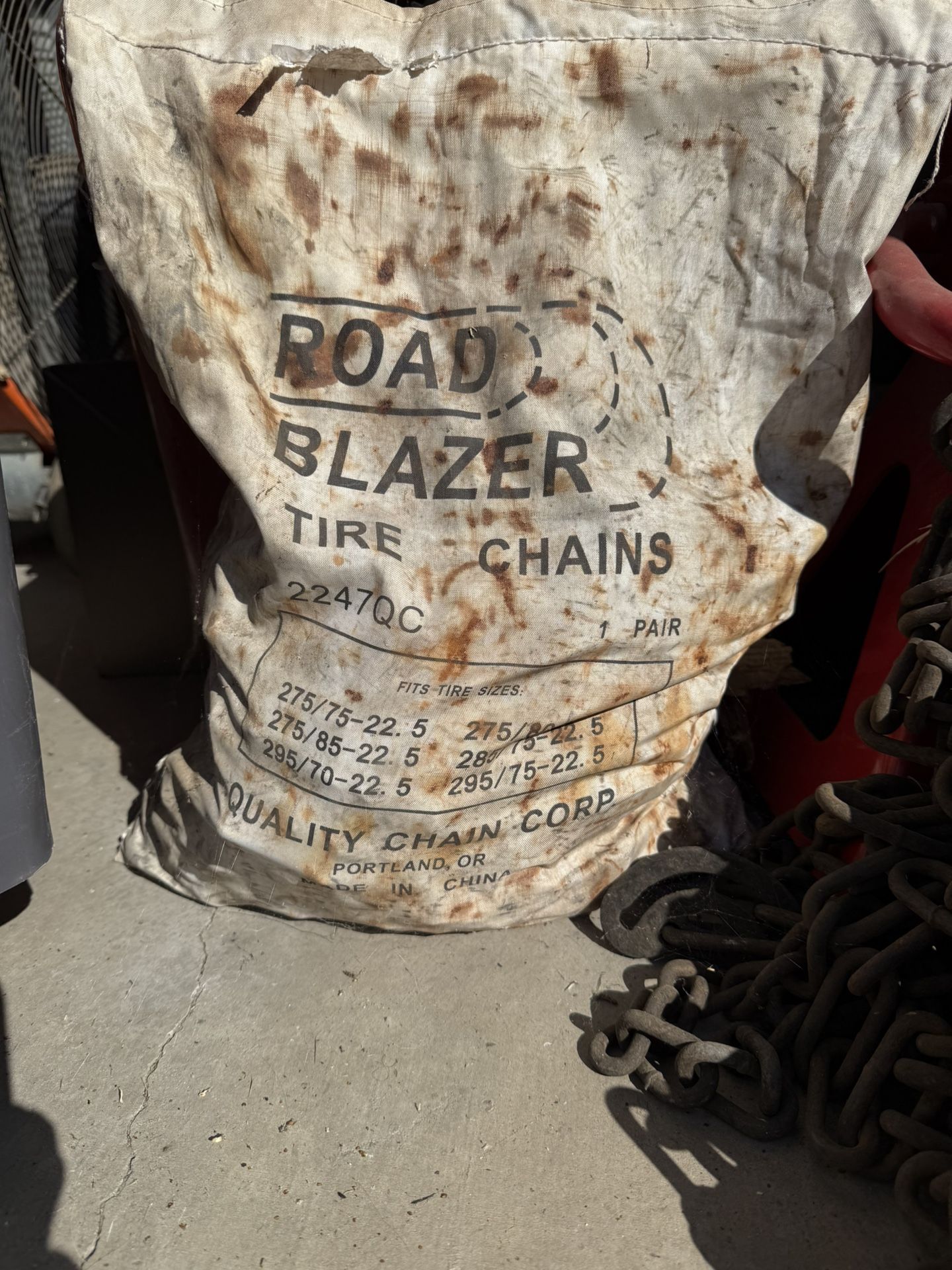 Show Chains For Semi Trucks