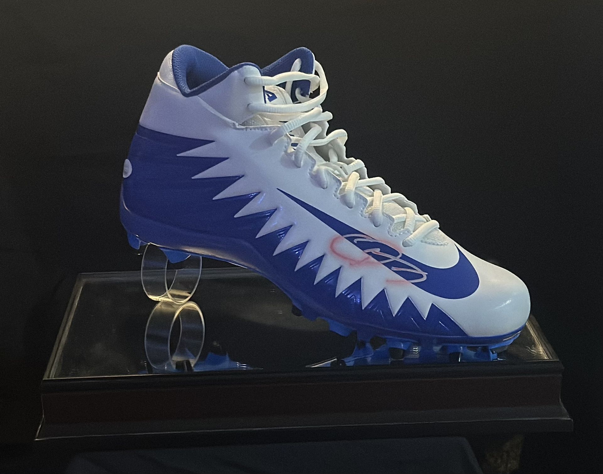 Odell Beckham Jr- autographed Nike Alpha Menace - Football Cleat- JSA COA 