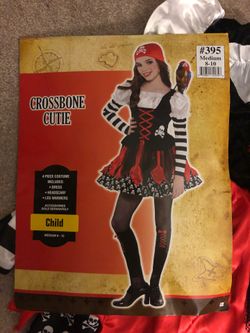 Pirate girls size Medium 8-10