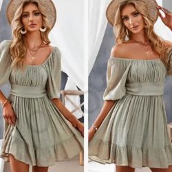 Beautiful sage Dress
