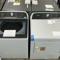 Whirlpool 5.3 cu. ft. Washer w/Removable Agitator 7.0 cu. ft. Vented Electric Dryer