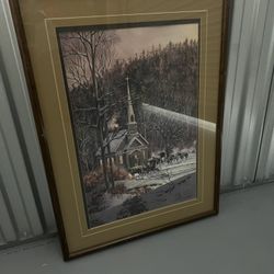 The Little Brown Church Painting 