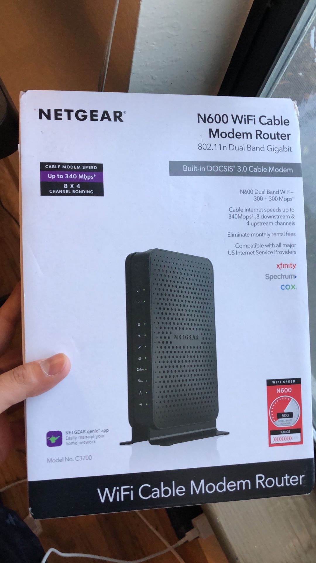 N600 Wifi Cable Modem Router