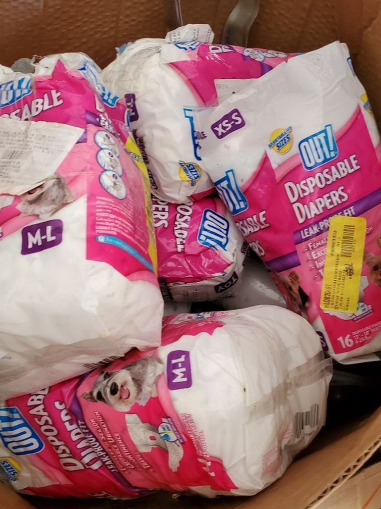 One Box Of Diapers For Pets