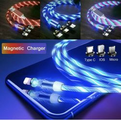Magnetic LED phone chargers 3 in 1 1 for $8 , 2 for $15