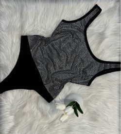 Rhinestone bodysuit (medium)