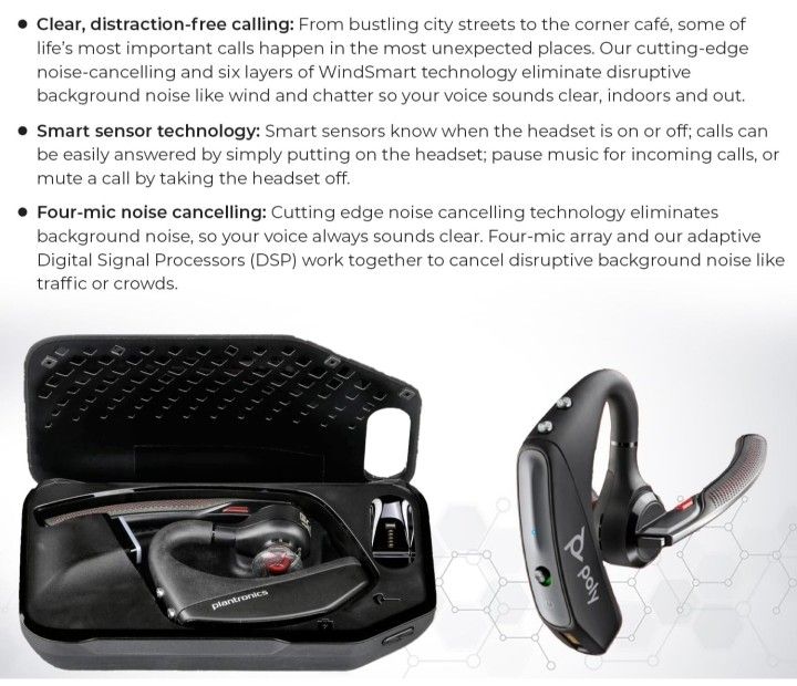 Bluetooth wireless Headset Earpiece