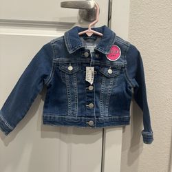 The children Place denim toddler jacket NWT
