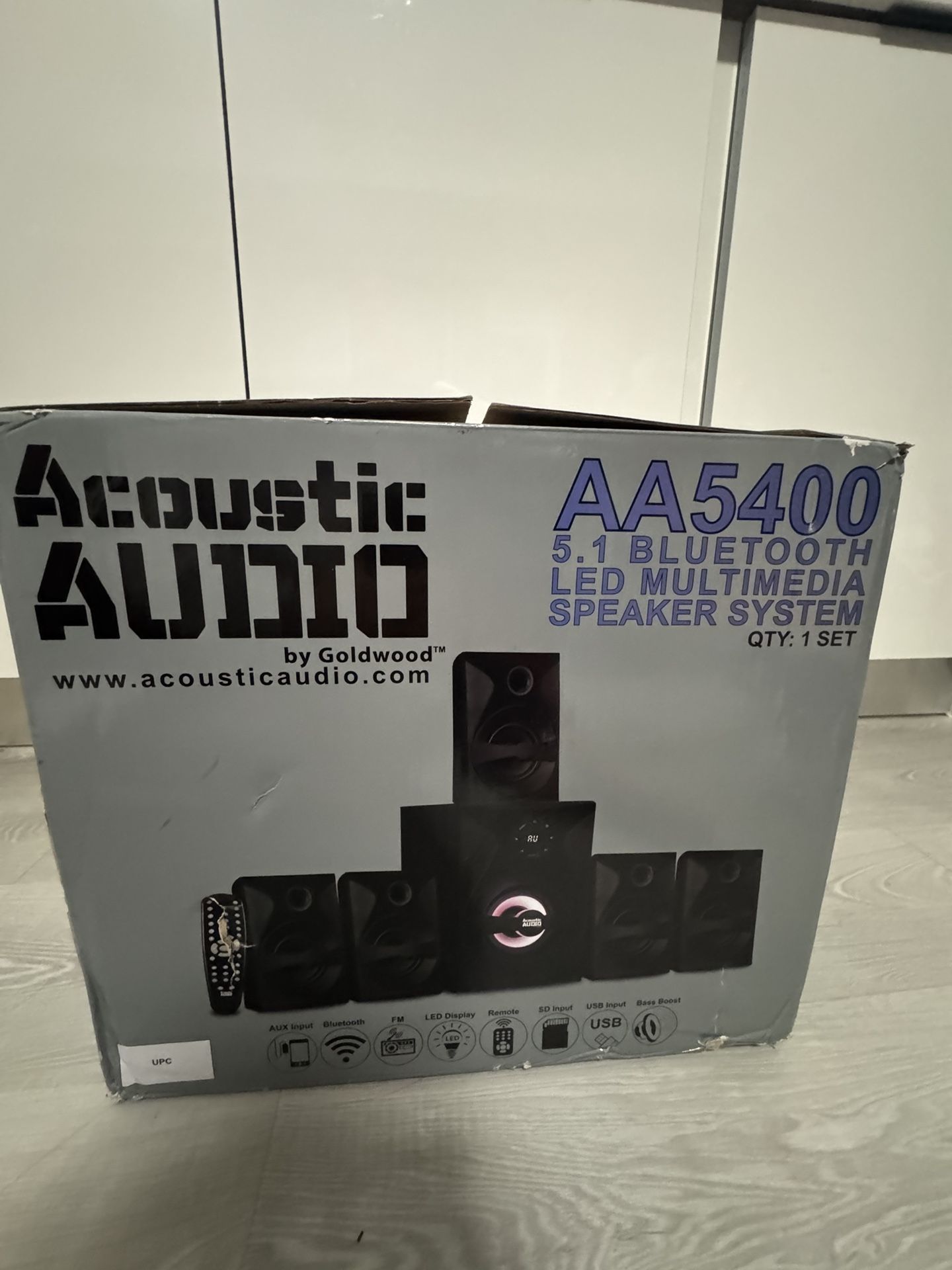 Acoustic audio Bluetooth LED multimedia Speaker System