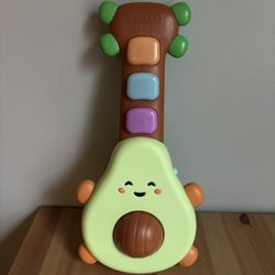 Skip Hop Baby Musical Toy Farmstand Rock-A-Mole Guitar Avocado