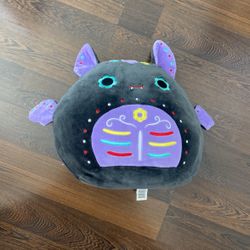 Squishmallows 12 inch Betty The Bat Halloween 2022 Day Of The Dead Edition BNWT