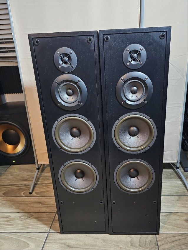 Altec Lansing High Fidelity 100 Speaker Tower Pair - Main Image