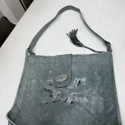 Designer Leather Messenger Bag 